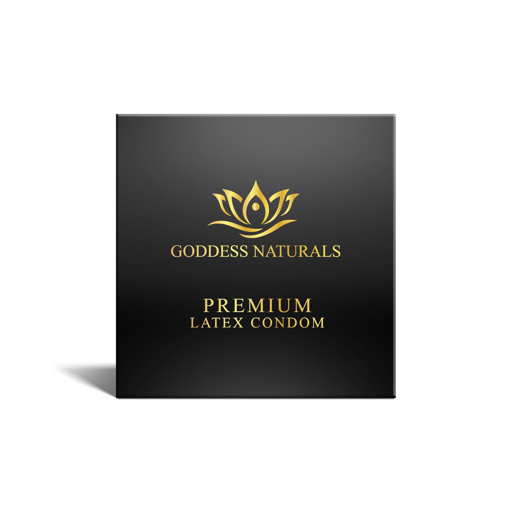Premium Latex Condom inside a Black Condom Wallet