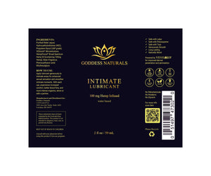 CBD Infused Intimate Lubricant
