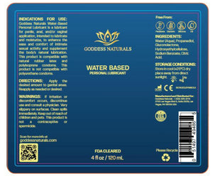 Water-Based Personal Lubricant