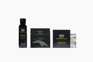 Premium Latex Condom inside a Black Condom Wallet