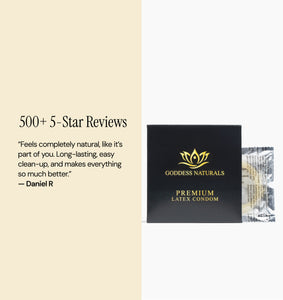 Premium Latex Condom inside a Black Condom Wallet