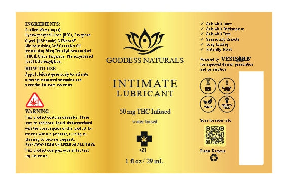 THC Infused Intimate Lubricant